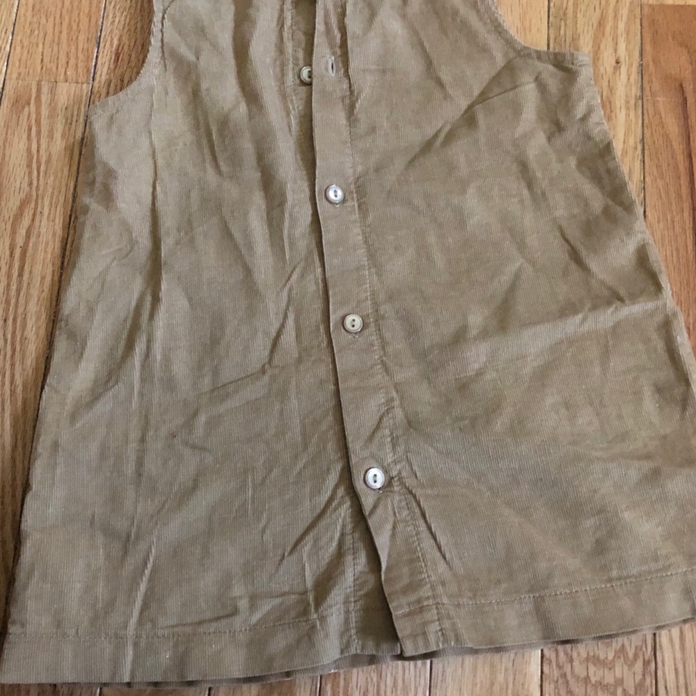 Tan Embroidered Dress - Picture 2 of 2